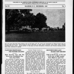 Extension Farm-News Vol. 15 No. 3, December 1929