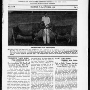Extension Farm-News Vol. 17 No. 1, October 1931