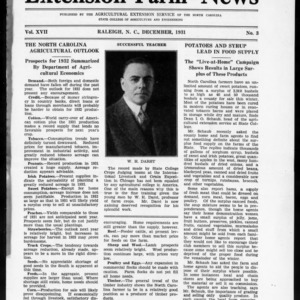 Extension Farm-News Vol. 17 No. 3, December 1931