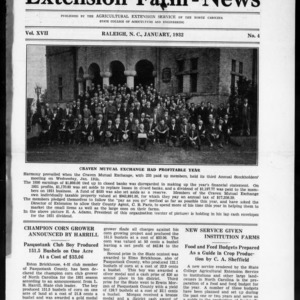 Extension Farm-News Vol. 17 No. 4, January 1932