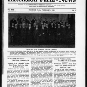 Extension Farm-News Vol. 17 No. 5, February 1932