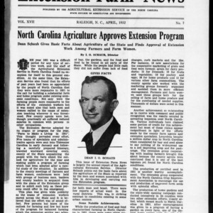 Extension Farm-News Vol. 17 No. 7, April 1932