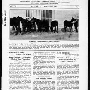 Extension Farm-News Vol. 18 No. 5, February 1933