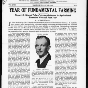 Extension Farm-News Vol. 18 No. 7, April 1933