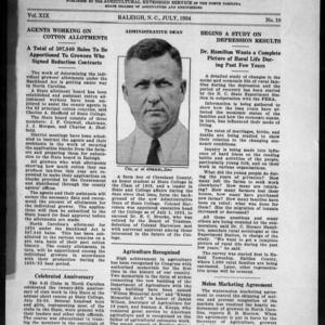 Extension Farm-News Vol. 19 No. 10, July 1934