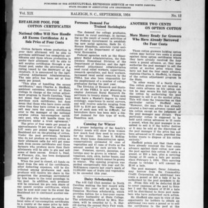 Extension Farm-News Vol. 19 No. 12, September 1934
