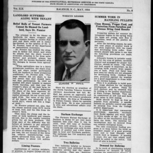 Extension Farm-News Vol. 19 No. 8, May 1934