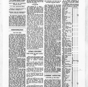 Extension Farm-News Vol. 1 No. 5, March 13, 1915