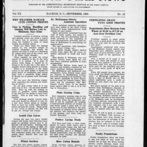 Extension Farm-News Vol. 20 No. 12, September 1935