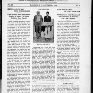 Extension Farm-News Vol. 20 No. 2, November 1934