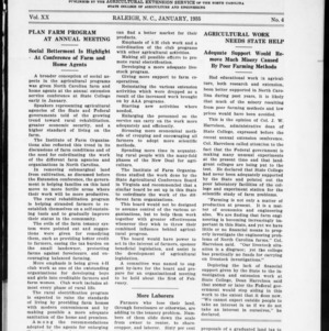Extension Farm-News Vol. 20 No. 4, January 1935