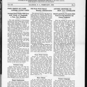 Extension Farm-News Vol. 20 No. 5, February 1935