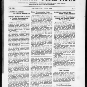 Extension Farm-News Vol. 21 No. 7, April 1936