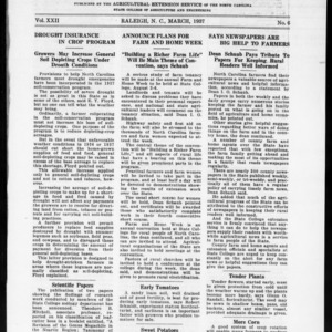 Extension Farm-News Vol. 22 No. 6, March 1937