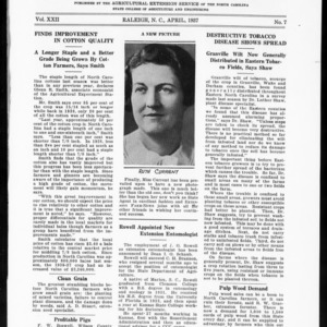 Extension Farm-News Vol. 22 No. 7, April 1937