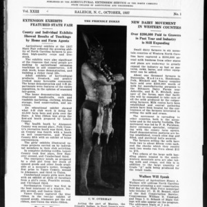 Extension Farm-News Vol. 23 No. 1, October 1937