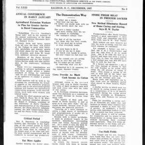 Extension Farm-News Vol. 23 No. 3, December 1937