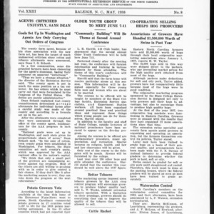 Extension Farm-News Vol. 23 No. 8, May 1938