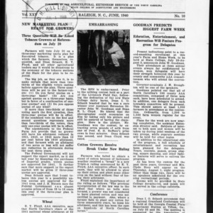 Extension Farm-News Vol. 25 No. 10, June 1940