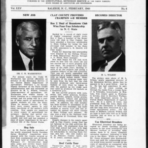 Extension Farm-News Vol. 25 No. 6, February 1940