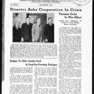 Extension Farm-News Vol. 27 No. 4, December 1941