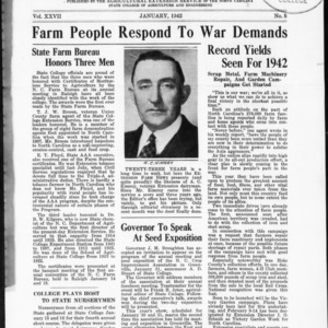 Extension Farm-News Vol. 27 No. 5, January 1942