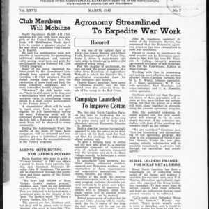 Extension Farm-News Vol. 27 No. 7, March 1942