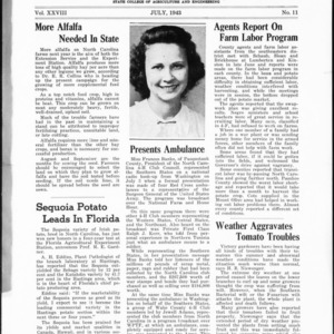 Extension Farm-News Vol. 28 No. 11, July 1943