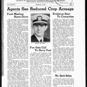 Extension Farm-News Vol. 28 No. 7, March 1943