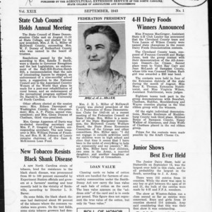 Extension Farm-News Vol. 29 No. 1, September 1943