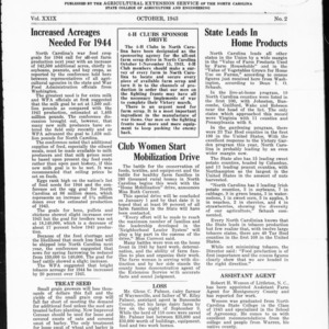 Extension Farm-News Vol. 29 No. 2, October 1943