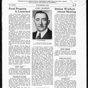 Extension Farm-News Vol. 29 No. 3, November 1943