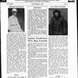 Extension Farm-News Vol. 29 No. 4, December 1943