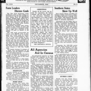 Extension Farm-News Vol. 30 No. 4, December 1944