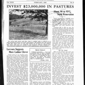 Extension Farm-News Vol. 31 No. 6, February 1946