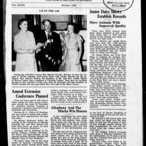 Extension Farm-News Vol. 32 No. 2, October 1946
