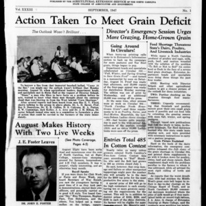 Extension Farm-News Vol. 33 No. 1, September 1947