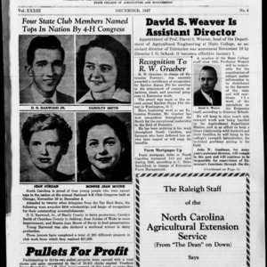Extension Farm-News Vol. 33 No. 4, December 1947
