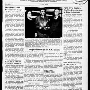 Extension Farm-News Vol. 36 No. 8, April 1951