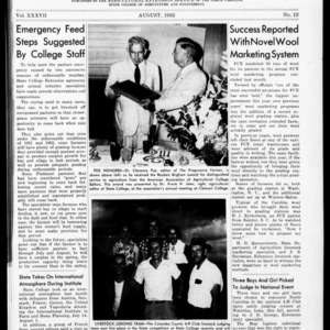 Extension Farm-News Vol. 37 No. 12, August 1952