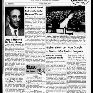 Extension Farm-News Vol. 37 No. 6, February 1952