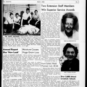 Extension Farm-News Vol. 37 No. 9, May 1952