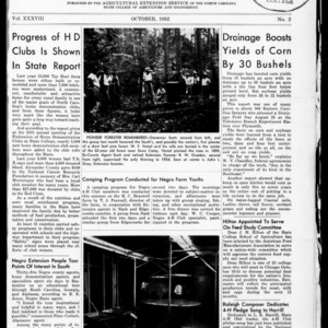 Extension Farm-News Vol. 38 No. 2, October 1952