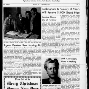 Extension Farm-News Vol. 38 No. 4, December 1952