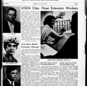 Extension Farm-News Vol. 38 No. 9, May 1953