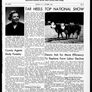 Extension Farm-News Vol. 39 No. 2, October 1953