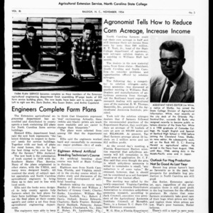 Extension Farm-News Vol. 40 No. 3, November 1954