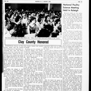 Extension Farm-News Vol. 41 No. 12, August 1956