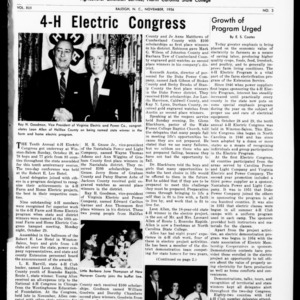 Extension Farm-News Vol. 42 No. 3, November 1956