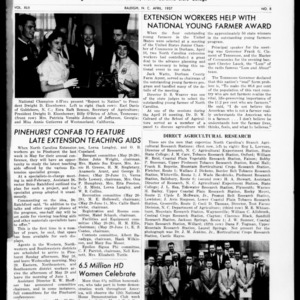 Extension Farm-News Vol. 42 No. 8, April 1957